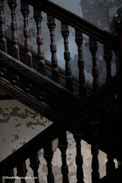 Stairs in the central office building