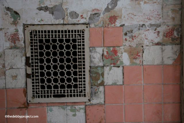 One of the many grates. Not all were the same pattern.
